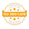 ISO 2000-1:2018 Certified badge